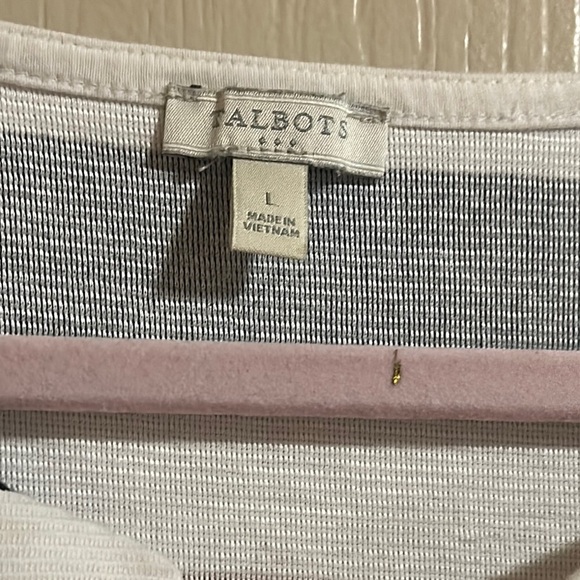 Talbots Classic Striped Knit Top - Picture 2 of 11